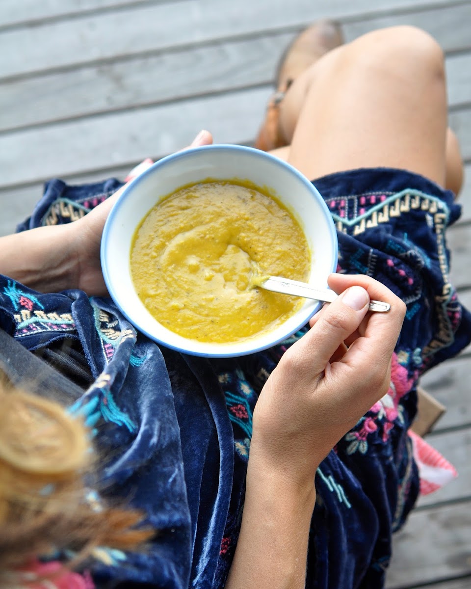 Red Lentil Dahl (GF, Vegan)