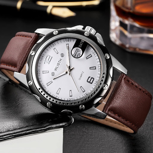 Title 9, Waterproof Mens Calendar Business Quartz Watch...