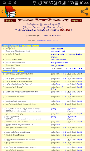 Tamilnadu text books