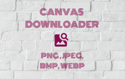 Canvas downloader. Find and export. small promo image