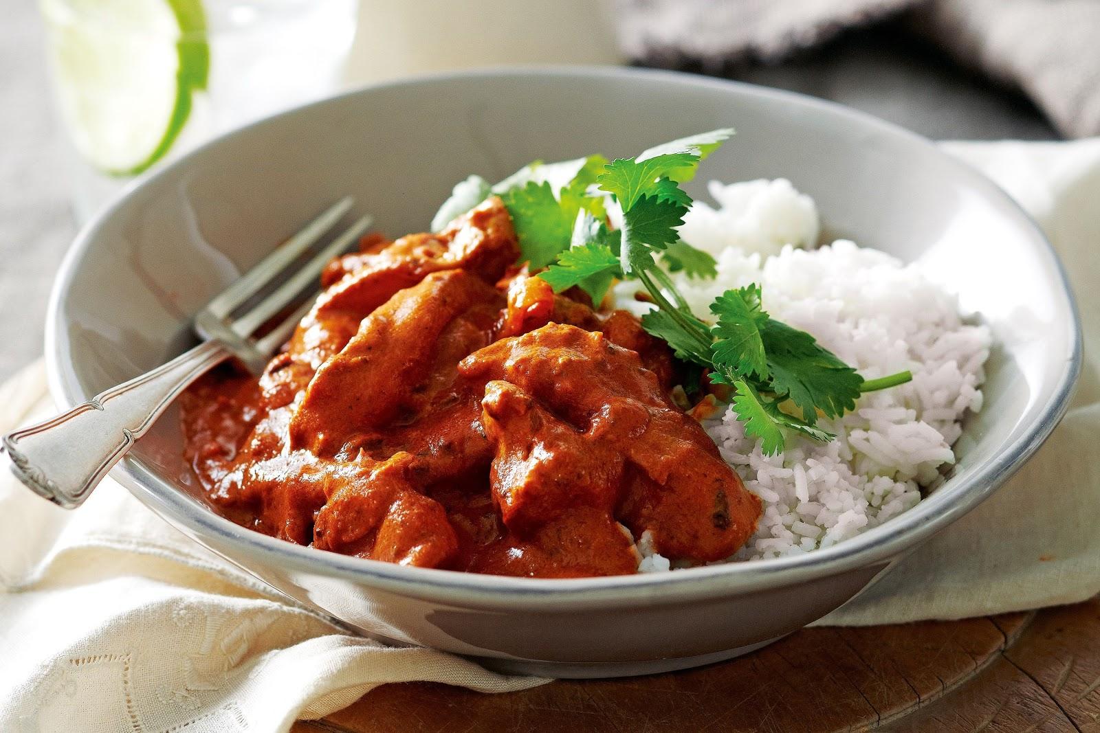 Image result for butter chicken with rice