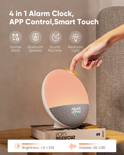 Title 11, White Noise Bluetooth Audio RGB Colorful Lumino...