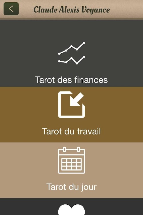 Android application Claude Alexis Voyance screenshort