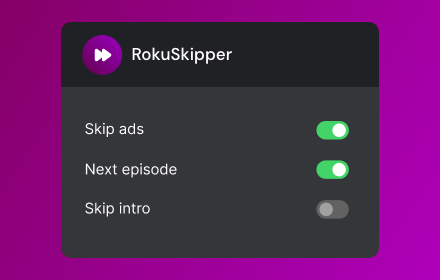 Roku Channel Skipper: Skip ads, intros small promo image