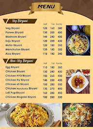 KG Biryani menu 2