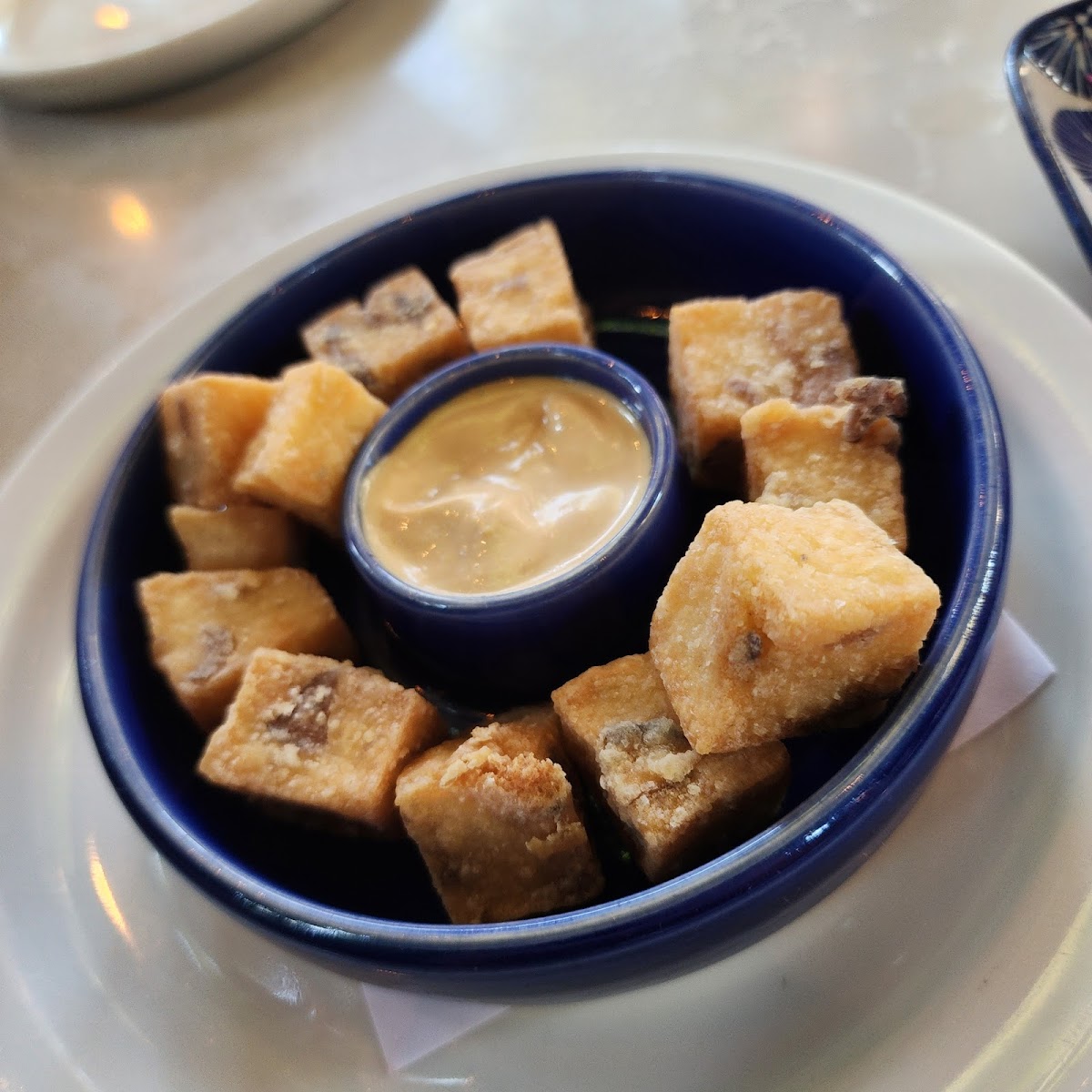 Mushroom polenta bites,  delicious