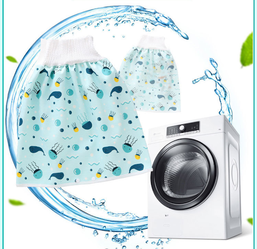 Title 5, Baby leak-proof bed wetting skirt provides wate...