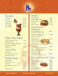 JB's menu 5