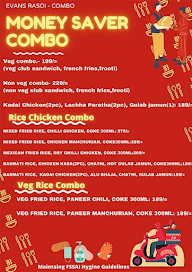 Evans Rasoi menu 3