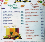 HAS Juices & More menu 2