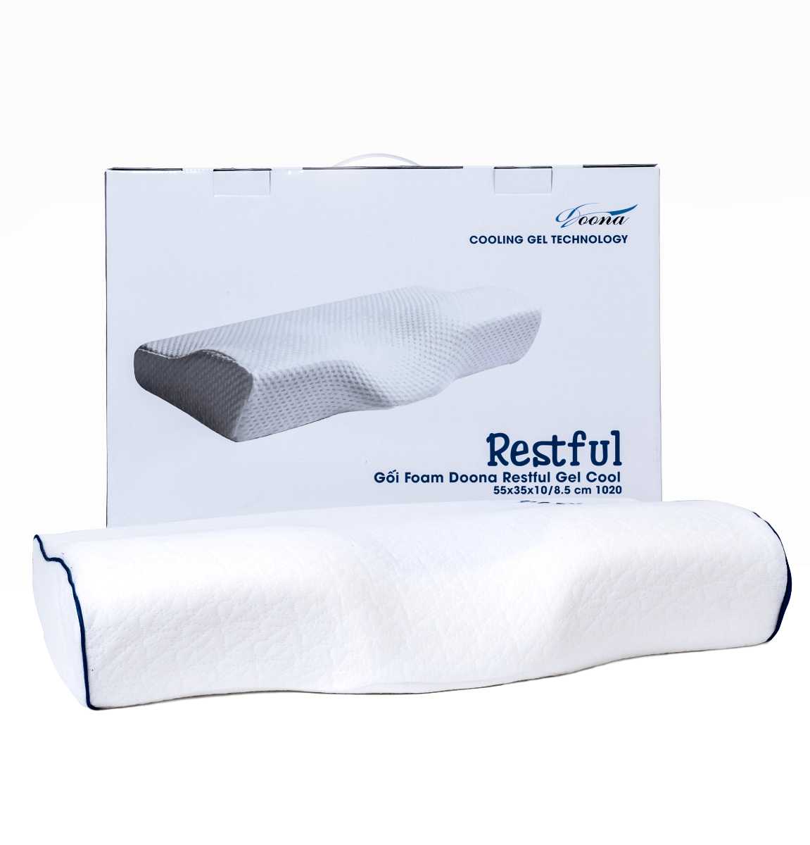 Gối Foam Doona Restful Gel Cool