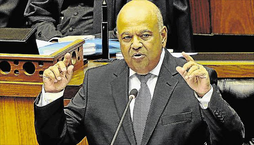 STANDING FIRM: Finance Minister Pravin Gordhan Picture: KOPANO TLAPE