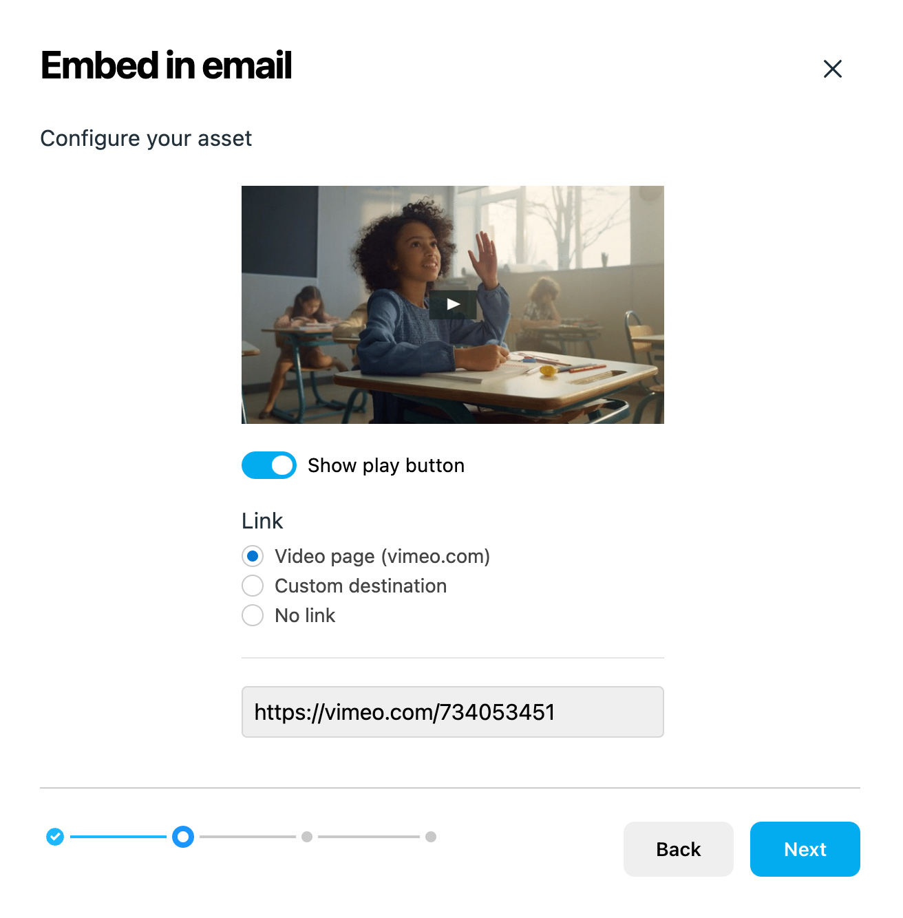 How to create a gif in the Vimeo app for Salesforce Marketing