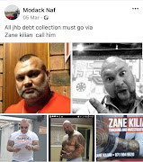 Alleged underworld boss Nafiz Modack endorsed Charl Kinnear murder accused Zane Kilian's debt collection services in March this year.