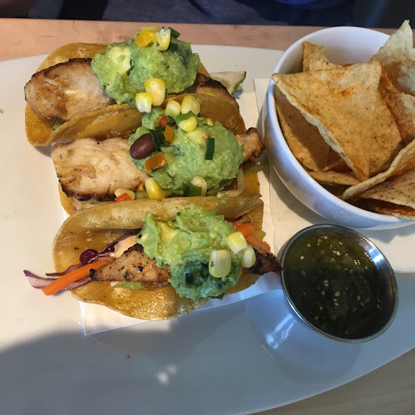 Fish Tacos with Salsa and chips 5/2017