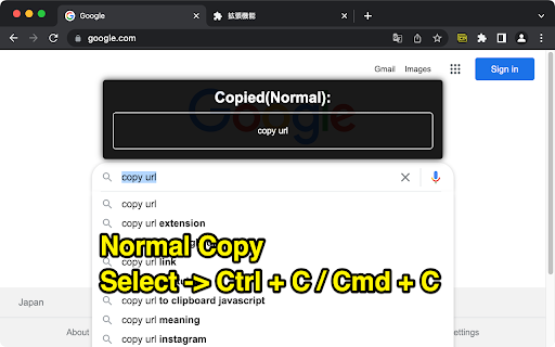 Copy URL with Title (plain text/markdown)