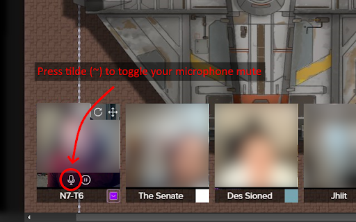 Roll20 Toggle Mute