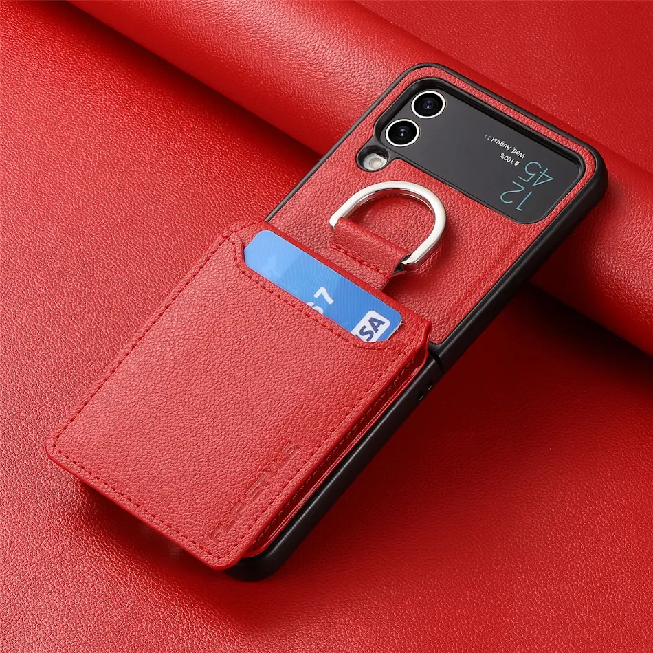 Phone Case with Ring Solid Color Enhanced Protection and Grip Sleek and Functional Design Easy Access to All Features
