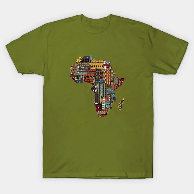 Printed summer crew neck T-shirt