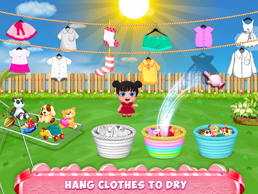 Code Triche Maman Bébé vêtements La lessive Blanchisserie APK MOD 3
