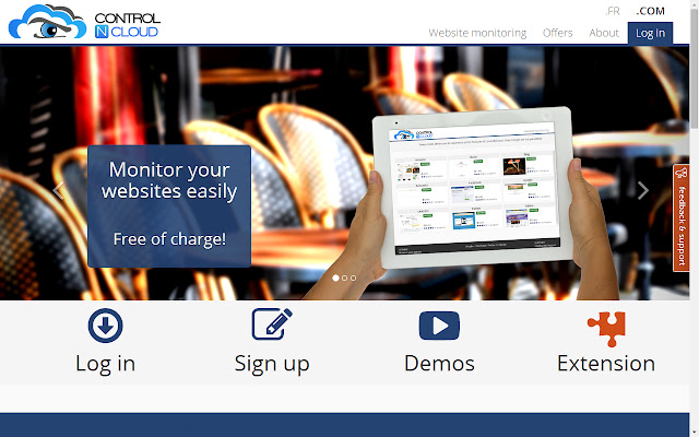 Website Monitor by ControlNCloud chrome extension