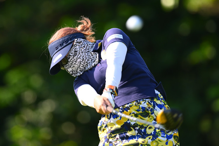 Satsuki Oshiro of Japan hits her tee shot on the 12th hole during the first round of the Daikin Orchid Ladies at Ryukyu Golf Club in Nanjo, Okinawa, Japan, in this March 3 2022 file photo. Picture: GETTY IMAGES/HIROMU SASAKI