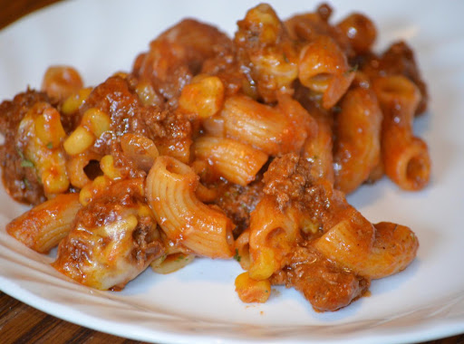 Ruth's Goulash recipe as it looks when prepared!