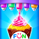 Ice Cream Cone Cupcake-Bakery Food Game icon