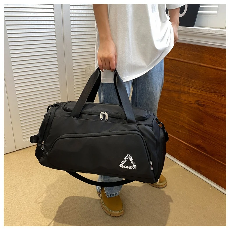 Sac à dos de voyage portable, grande capacité, séparation sec et humide, idéal pour voyager et le sport, gardez vos affaires organisées.