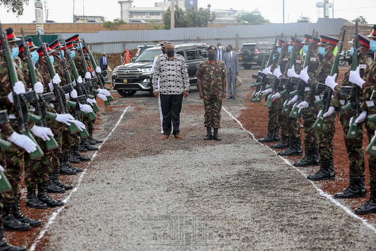 President Uhuru Kenyatta on December 15, 2021.