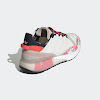 zx 2k boost pure cream white / clear brown / crew red