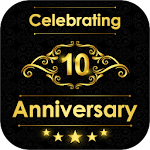 Cover Image of ダウンロード Anniversary Invitation Card Maker 4.0 APK