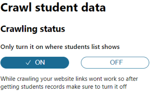 Offline attendance crawler