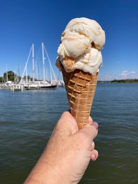 Pumpkin Cheesecake Ice Cream from Scottish Highland Creamery