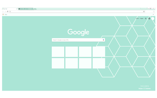 Mint Geometric chrome extension