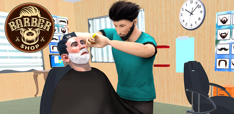 Modern Barber Hair Salon - Beard Makeover Game