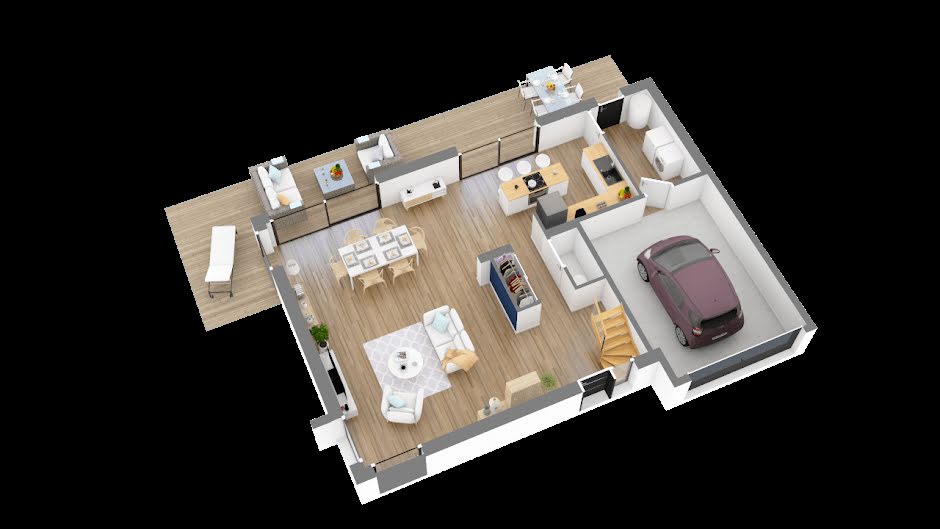 Vente maison neuve 4 pièces 107.28 m² à Villers-Bocage (80260), 303 300 €