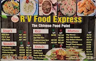 RV food Express menu 1