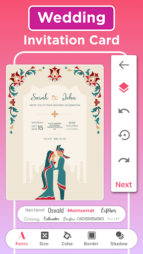 Invitation maker & Card Design screenshot #3