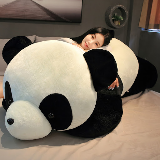 Title 3, Cute Fashion Giant Panda Huggy Bear Doll. The p...