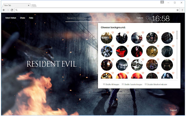 Resident Evil Wallpaper Hd New Tab Themes Free Addons