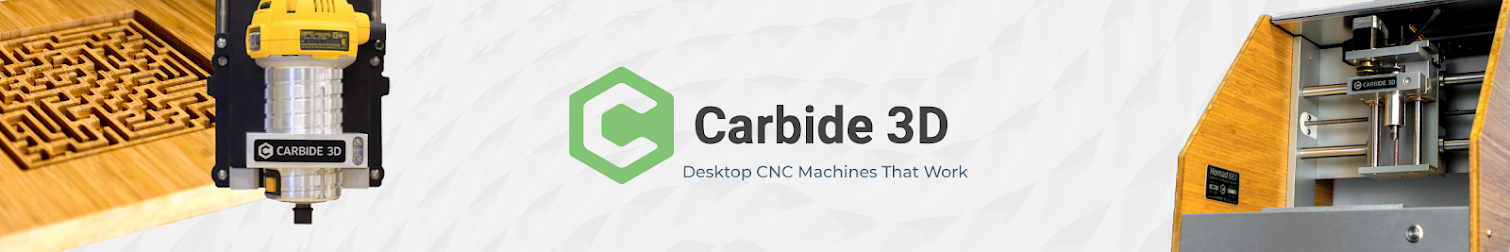 Carbide 3D Desktop CNC Machines and accessories