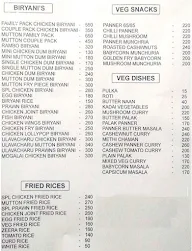 Abhiruchi Biryani Point menu 1