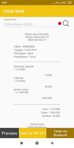 Kasir Online Shop Plus Keuangan Super Mudah