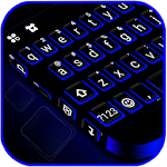 Cover Image of 下载 Blue Black Keyboard Theme 1.0 APK