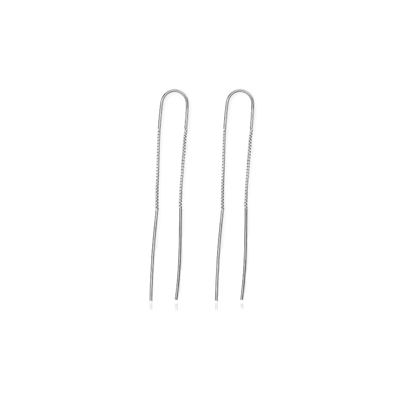 Personalisierte Damen Ohrringe aus Sterling Silber mit Quasten, modisch und stilvoll. Einzigartiges Accessoire, das Ihren Look aufwertet.