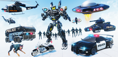 Flying Police Robot Hero Games – Apps no Google Play