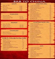 Manohar's Cakes menu 3