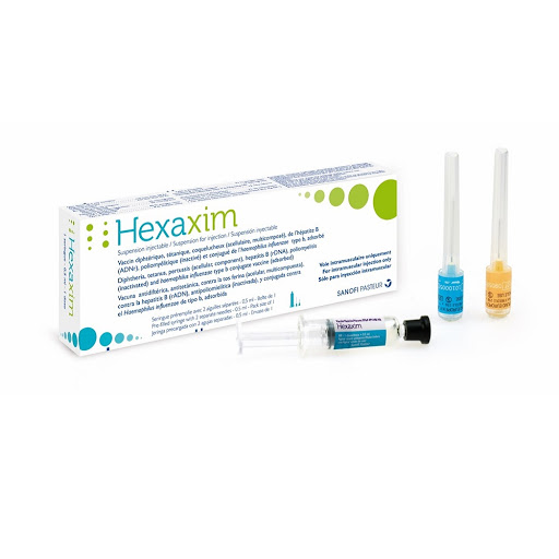 //Hexaxim 1D+2AIG Vacuna Difteria, Tetano, Pertusis, Hepatitis B, Influenza B Sanofi undefined