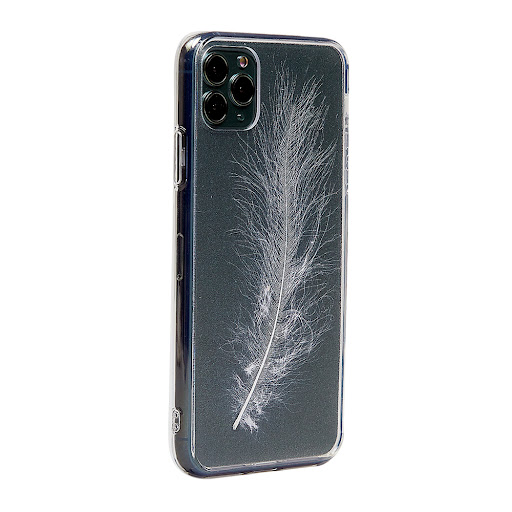 Title 4, Transparent windproof solid color feather mobil...
